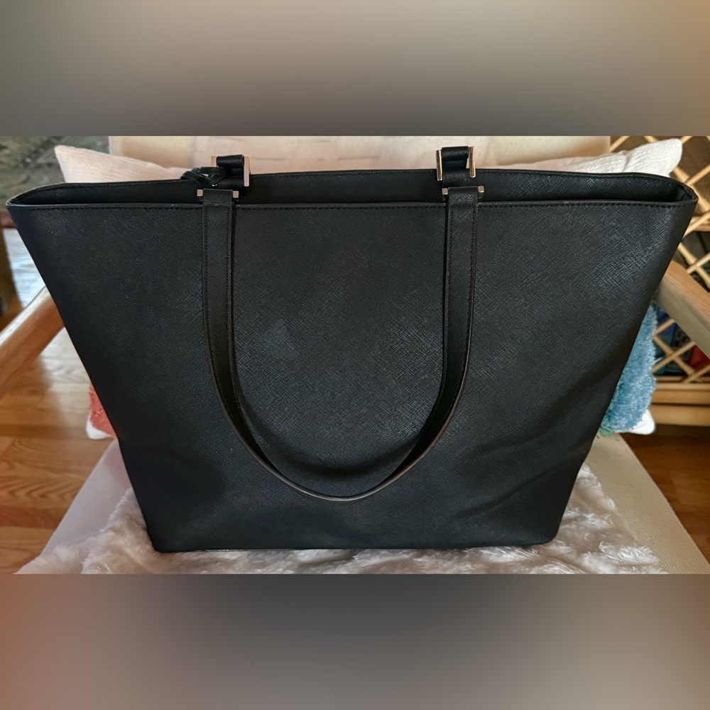 Kate Spade Grant Street Jules Black Saffiano Leather Large Tote Bag EUC - Picture 4 of 10